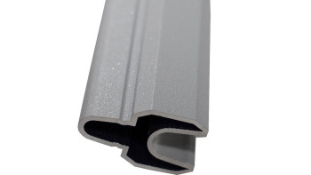 planeo Solid Grande - Lisenenprofil Silbergrau