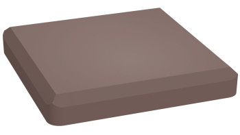 planeo Solid - Pfostenkappe Terra