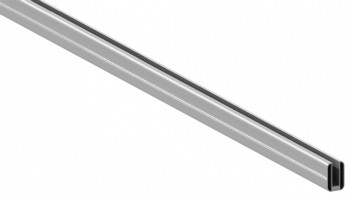 planeo U-Profil 180 cm Silbergrau 