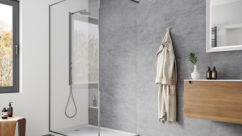 planeo Wallboard - Concrete Dark Grey Matt - verschiedene Formate