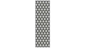 planeo Gardence - Designelement Oriental Anthrazit | DB703 60 x 180cm