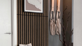 Skaben Akustikpaneele SilentWall Compact - Eiche Dunkel - 244 x 30,5 cm
