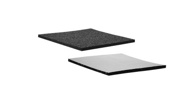 planeo Terrassenpad 8mm alukaschiert - für Dachterrassen