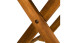 Gartentisch geöltes Akazienholz 46 x 46 cm klappbar