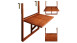 Balkonhängetisch Akazienholz 65 x 45 x 87 cm klappbar