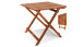 Gartentisch Akazienholz 70 x 70 x 73 cm klappbar