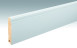 MEISTER Sockelleisten Fußleisten Weiß DF (RAL 9016) 2266 - 2380 x 100 x 18 mm