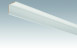 MEISTER Sockelleisten Faltenleisten Streifer silber 4021 - 2380 x 70 x 3,5 mm