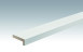 MEISTER Sockelleisten Winkelabdeckleisten Streifer silber 4021 - 2380 x 60 x 22 mm