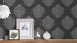 Vliestapete Alpha Architects Paper Ornamente Metallic Schwarz 804