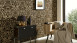 Vinyltapete Beflockt Castello Architects Paper Ornamente Schwarz 834