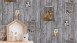 Vliestapete grau Modern Kinder Kinder Blumen & Natur Little Stars 421