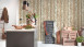 Vinyltapete grün Vintage Blumen & Natur Holz Neue Bude 2.0 192