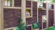 planeo TerraWood - CREATIVE-3D Sichtschutz Weidengeflechtzaun 1 Fenster oben 94 x 180 cm