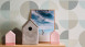 Vinyltapete blau Modern Klassisch Uni Streifen Trendwall 701