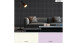 Vinyltapete schwarz Modern Klassisch Uni Streifen Trendwall 853