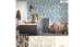 Vinyltapete blau Modern Klassisch Uni Streifen Trendwall 863