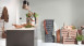Vinyltapete grau Modern Uni Trendwall 213