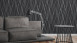 Vinyltapete schwarz Modern Streifen Trendwall 324