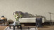 Vinyltapete grau Retro Klassisch Blumen & Natur Romantico 244