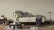 Vinyltapete beige Retro Klassisch Uni Romantico 281
