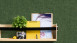 Vinyltapete grün Modern Klassisch Uni Greenery 347