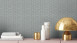 Vinyltapete blau Modern Blumen & Natur New Walls 933
