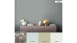 Vinyltapete blau Modern Blumen & Natur New Walls 933