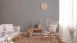 Vinyltapete grau Modern Uni New Walls 951