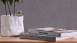 Vinyltapete grau Modern Klassisch Uni New Walls 184