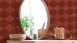 Vinyltapete rot Modern Blumen & Natur New Walls 211