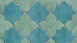 Vinyltapete blau Modern Blumen & Natur New Walls 214