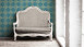 Vinyltapete blau Modern Blumen & Natur New Walls 214