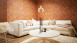 Vinyltapete New Walls Urban Grace Livingwalls Modern Metallic Braun Orange 243