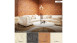 Vinyltapete New Walls Urban Grace Livingwalls Modern Metallic Braun Orange 243