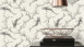 Vinyltapete grau Modern Retro Blumen & Natur Bilder Asian Fusion 622