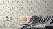 Vinyltapete grau Modern Retro Blumen & Natur Bilder Asian Fusion 622