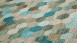 Vinyltapete blau Modern Retro Blumen & Natur Bilder Asian Fusion 632