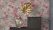 Vinyltapete rosa Modern Retro Blumen & Natur Bilder Asian Fusion 662