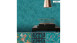 Vinyltapete blau Modern Uni Asian Fusion 677