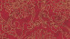 Vinyltapete rot Modern Retro Blumen & Natur Asian Fusion 701