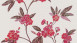 Vinyltapete rot Modern Retro Blumen & Natur Asian Fusion 723