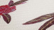 Vinyltapete rot Modern Retro Blumen & Natur Asian Fusion 723