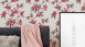 Vinyltapete rot Modern Retro Blumen & Natur Asian Fusion 723