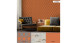Vinyltapete orange Modern Retro Ornamente Streifen Pop Style 784