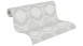 Vinyltapete grau Modern Retro Ornamente Streifen Pop Style 792