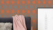 Vinyltapete orange Modern Retro Ornamente Streifen Pop Style 793
