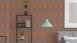 Vinyltapete orange Modern Retro Ornamente Streifen Pop Style 793