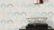 Vinyltapete grau Modern Retro Ornamente Streifen Pop Style 804