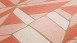 Vinyltapete orange Modern Retro Ornamente Streifen Pop Style 811